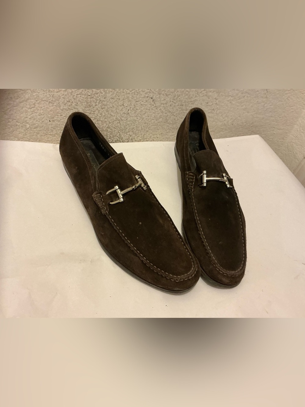 To Boot New York Dark Brown Suede Bit Loafers size 11
